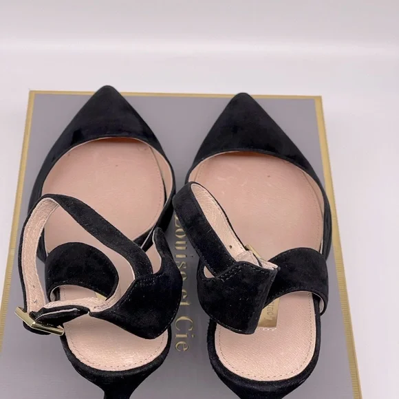 LOUISE ET CIE SUEDE LO ESPERANCE SLINGBACK PUMPS - Picture 4 of 5